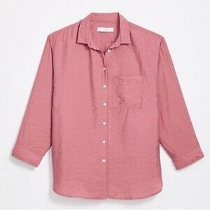 Loft Button Up 3/4 Sleeve Blouse Size SP